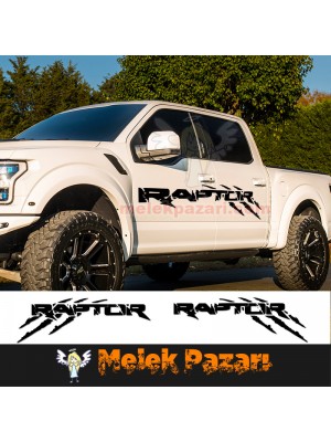 Pençe İzi Ford Raptor Off Road Oto Sticker