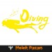 Dalış - Dalgıç, Diving Araba Sticker