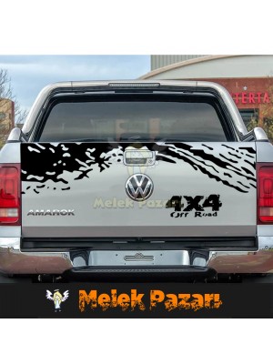 Off-Road Çamur Lekesi Araka Kapak Sticker Off-Road Çamur Lekesi Araka Kapak Sticker
