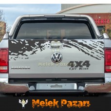 Off-Road Çamur Lekesi Araka Kapak Sticker 
