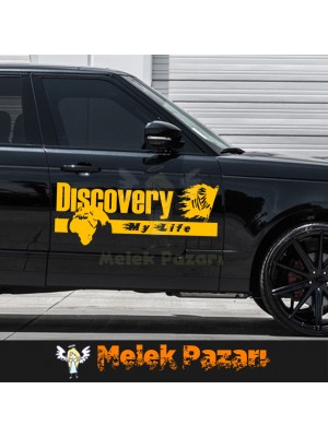 Discovery Dakar  Araba sticker. Sağ Sol Set