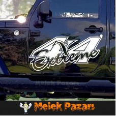 Extreme 4x4 Off Road Araba sticker 