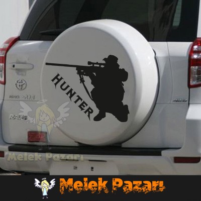 Hunter, Avci Araba Sticker