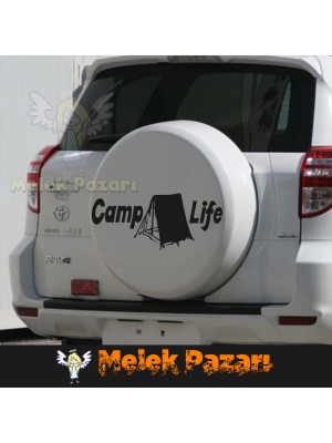 Camp Life, Outdoor Araba Sticker