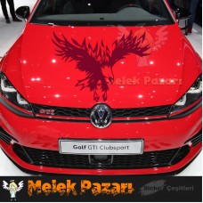 Tribal Kartal Sticker 