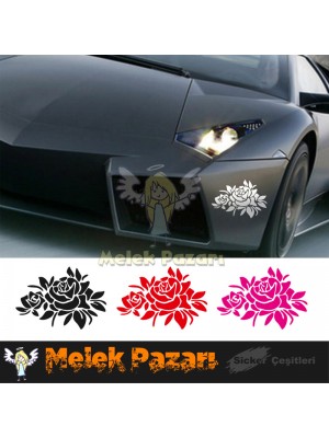 Çiçek Oto Sticker. Flover Car Sticker