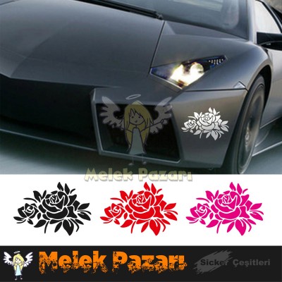 Çiçek Oto Sticker. Flover Car Sticker