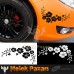 Çiçek Araba Sticker. Flover Car Sticker