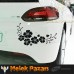 Çiçek Araba Sticker. Flover Car Sticker