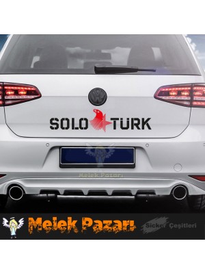 Solo Türk Kartal Logo Araba Sticker Solo Türk Kartal Logo Araba Sticker