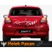 Racing Bayrak Araba Sticker