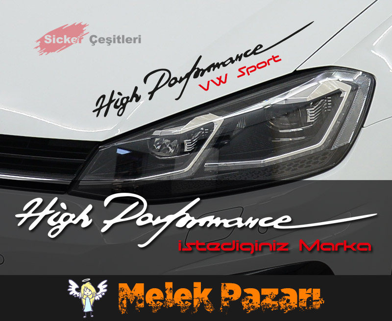 High Performance Araba Sticker