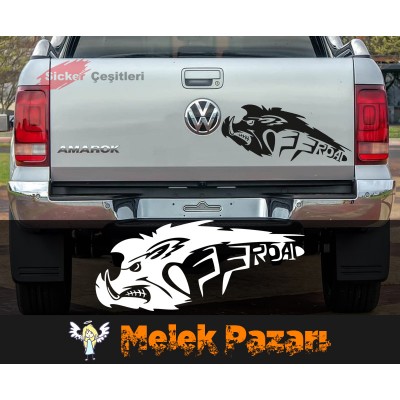 Off Road Domuz Araba Sticker Off Road Domuz Araba Sticker
