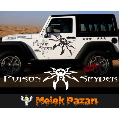 Poison Spyder Araba Sticker