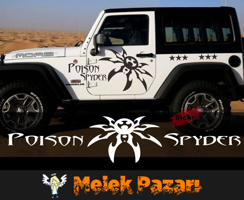 Poison Spyder Araba Sticker