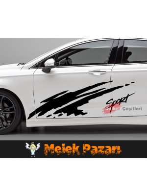 Sport Araba Yan Sticker Sport Araba Yan Sticker