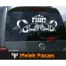 Fight Dövüş Spor Salonu Araba Sticker