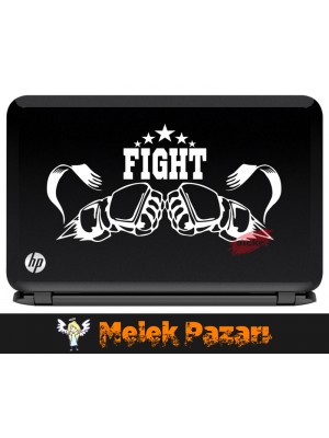 Fight Dövüş Spor Salonu Laptop Sticker Fight Dövüş Spor Salonu Laptop Sticker