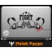 Fight Dövüş Spor Salonu Laptop Sticker