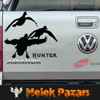 Hunter Yaban Kazı Avcılık Araba Sticker