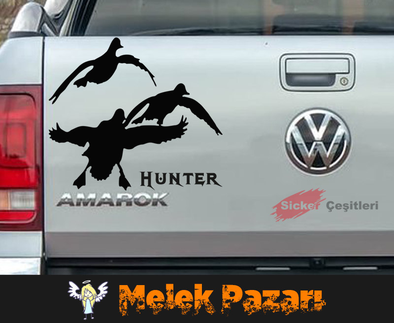 Hunter Yaban Kazı Avcılık Araba Sticker