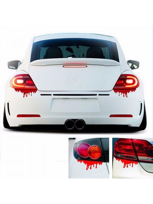 3 Adet Oto Far Altı Kan Sticker. Araba Kan Sticker