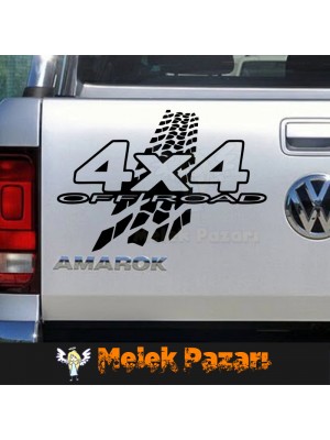 4 X 4 Lastik izi Araba Sticker 4 X 4 Lastik izi Araba Sticker