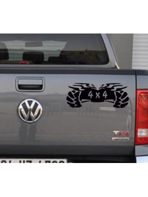 4 x 4 Off Road Araba Sticker
