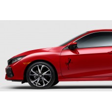 Kurbağa Araba Sticker 