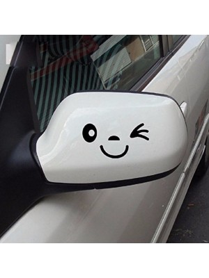 Göz Kırpan Surat Araba Ayna Sticker Göz Kırpan Surat Araba Ayna Sticker