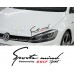 Sport Mind Araba Sticker. İstediğiniz marka yazılır.