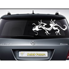 Tribal Ejderha Araba Sticker 