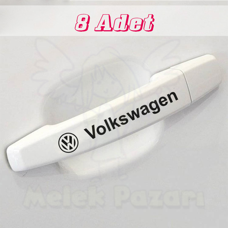 Volkswagen Kapı Kolu Jant Sticker. Araba Sticker