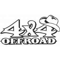 4X4 Off-Road Oto Sticker, Çıkartma 
