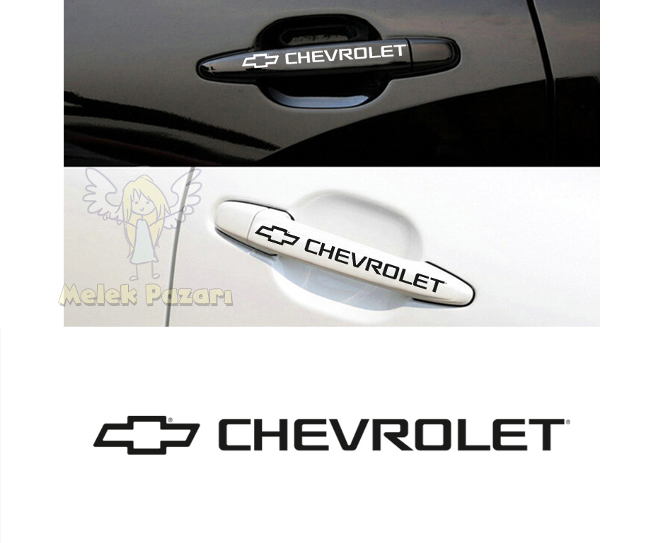 Chevrolet Kapı Kolu Jant Araba Sticker 8 Adet
