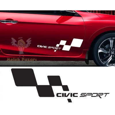 Honda Civic Sport Araba Sticker