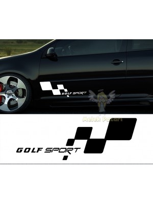 Volkwagen Golf Sport Araba Sticker Volkwagen Golf Sport Araba Sticker