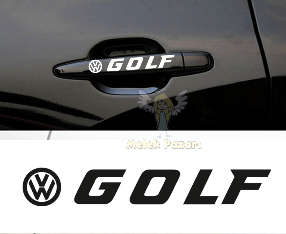 Volkwagen Golf Kapı Kolu Jant Araba Sticker