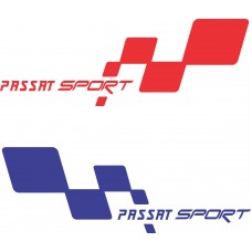 Volkwagen Passat Sport Araba Sticker 