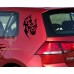 Tribal Kurt Araba Araba Sticker