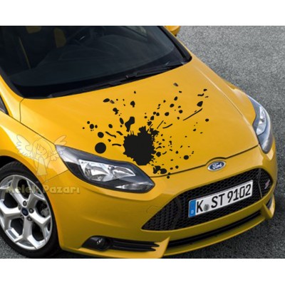 Çamur Sıçrama Araba Sticker