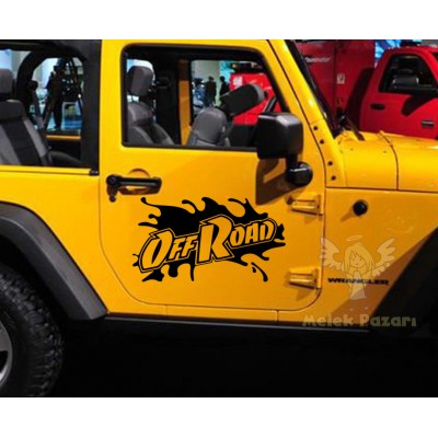 Offroad Araba Sticker