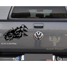 Vahşi Gözler Pençe Araba Sticker 