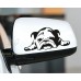 Tembel Köpek Araba Ayna Sticker Sağ-Sol Set