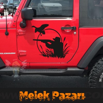 Ördek Avcısı Hunter  oto Sticker