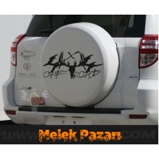 4x4 Off Road Geyik Jeep Oto Sticker 
