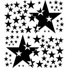 Star, Yıldız Araba Sticker, Oto Çıkartma 