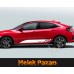 İstediğiniz Marka Araba Yan Şerit Sticker