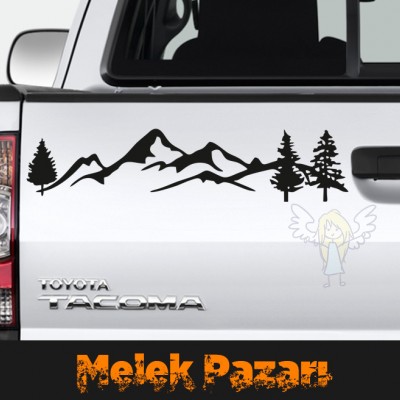 Dağ Off Road Oto Sticker, Araba Sticker
