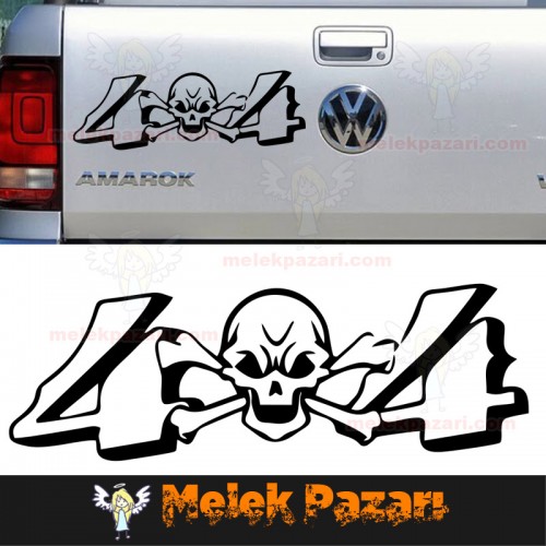 4x4 Kuru Kafa Off Road Araba Sticker